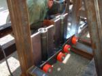 counterweight axle supports