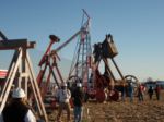 trebuchets ready to fire